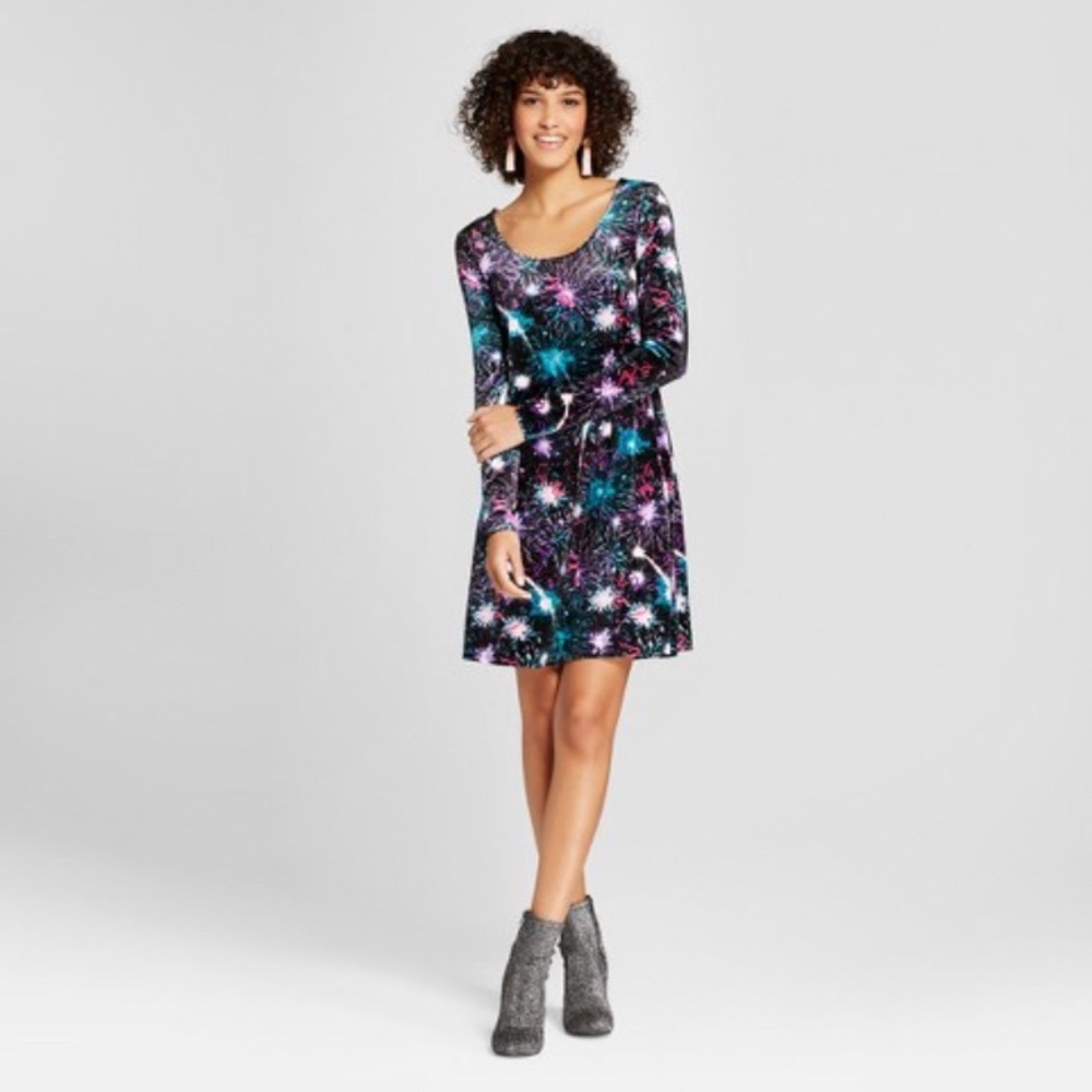 Xhilaration long sleeve New Years party dress